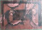 1987, 450×620 mm, akryl, sprej, tužka, papír, sig.