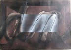 1987, 420×590 mm, akryl, sprej, tužka, papír, sig.