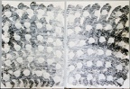 1985, 880×610 mm (2×), akryl, papír, sig.