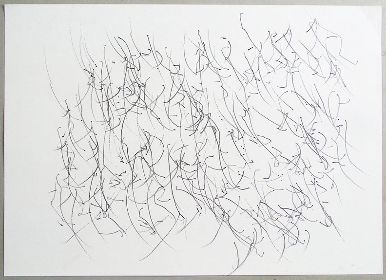 1985, 300×420 mm, tužka, papír, A Deux Mains, sig.