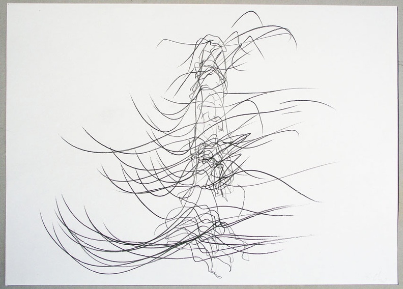 1985, 300×420 mm, tužka, papír, A Deux Mains, sig., soukr. sb. 12