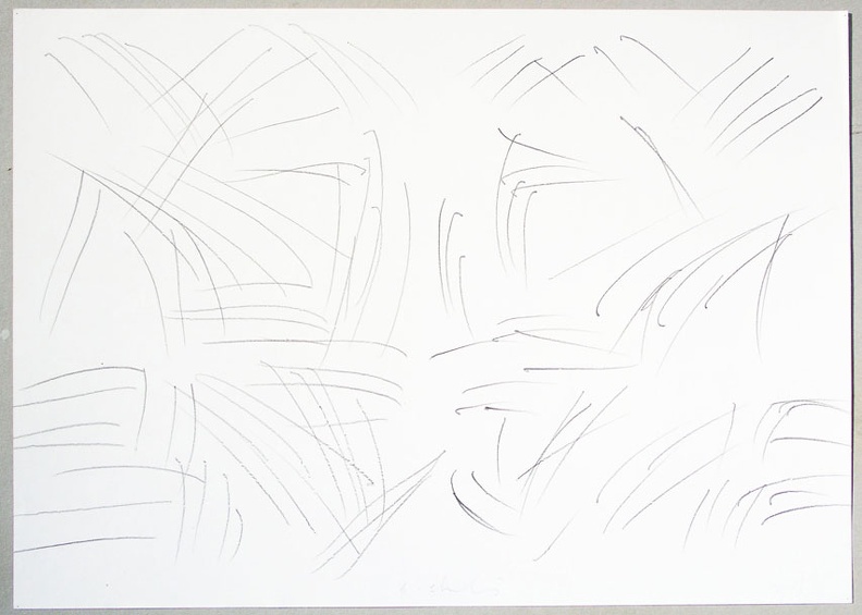 1985, 300×420 mm, tužka, papír, A Deux Mains, sig., soukr. sb. 12