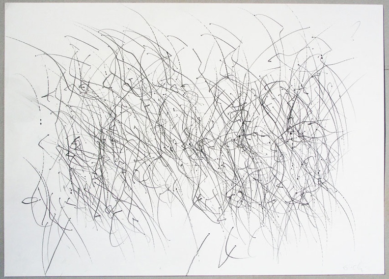 1985, 300×420 mm, tužka, papír, A Deux Mains, sig.