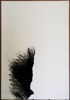 1983, 1000×700 mm, popel ze spáleného místa rozetřený na zbytku papíru, nesig. - rub