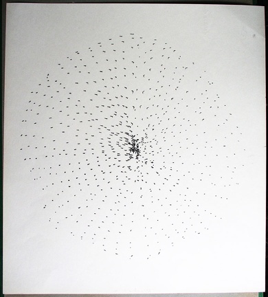 1995, 500×450 mm, obouruční kresba, tužka, papír