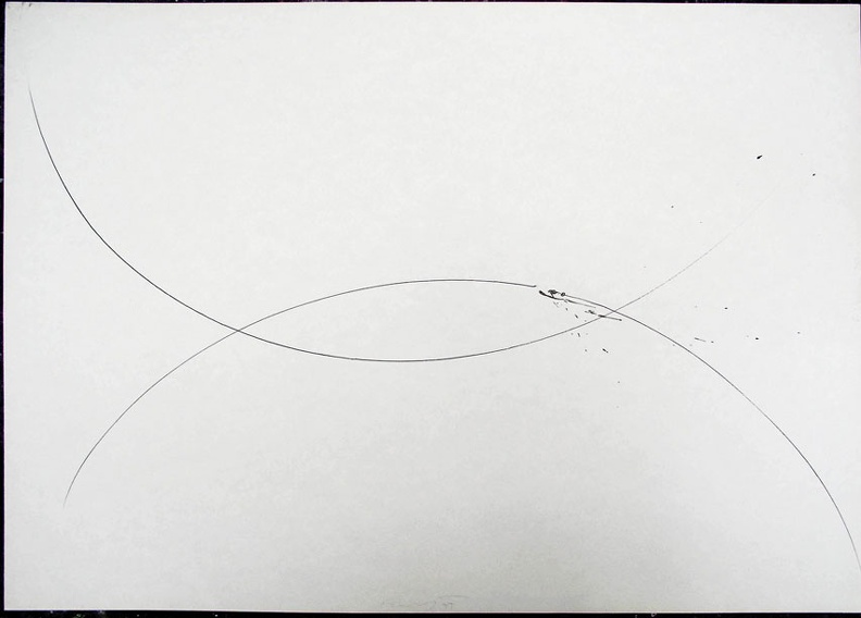 1997, 630×880 mm, obouruční kresba, tuš, papír, sig.