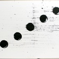 1992, 420×590 mm, akryl, papír, Kresba železnými pilinami magnetem, sig., soukr. sb. 12