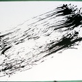 1992, 440×620 mm, akryl, papír, Kresba železnými pilinami magnetem, sig.
