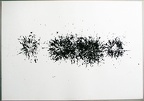 1993, 420×600 mm, akryl, papír, Kresba železnými pilinami magnetem, sig., soukr. sb. 12