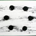 1993, 420×600 mm, akryl, papír, Kresba železnými pilinami magnetem, sig., soukr. sb. 12