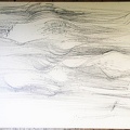 1991, 590×840 mm, tužka, papír, Kresba s překážkami, sig.