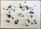 1992, 590×835 mm, akryl, tužka, papír, Kresba s překážkami, sig., soukr. sb. 12