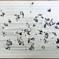 1992, 590×835 mm, akryl, tužka, papír, Kresba s překážkami, sig.