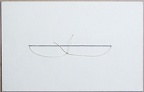 1991, 250×340 mm, tužka, provázek, papír, sig., rub