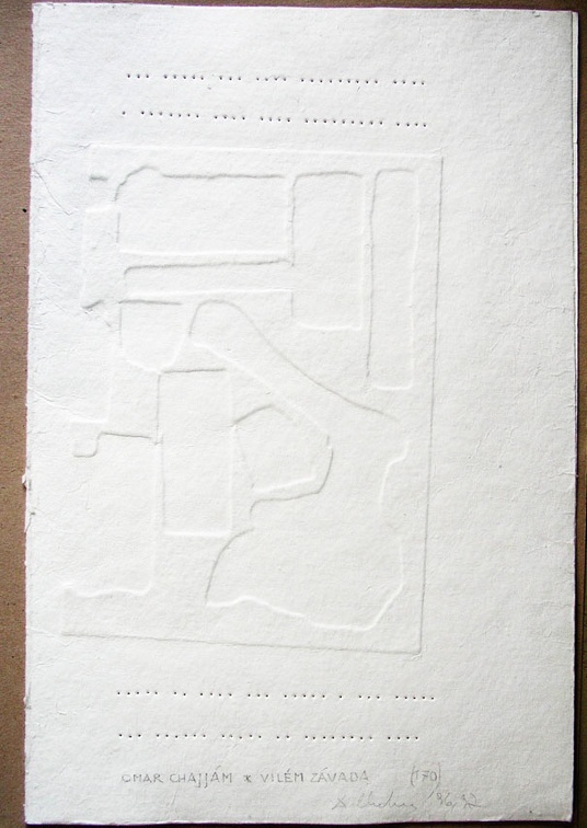 1997, 1998, 600×400 mm, reliefní tisk, perforace, tužka, lepenka, sig., 1 strana
