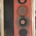 1969, 91×64 cm, plátno, provázek, akryl, sig. (okolo 1963) - rub