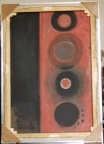 1969, 91×64 cm, plátno, provázek, akryl, sig. (okolo 1963) - rub