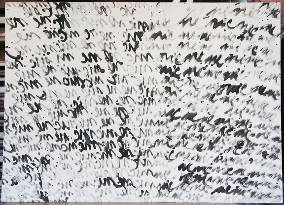 1987, 70×97 cm, karton, akryl, Nic, sig.