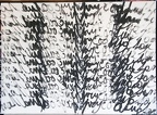 1987, 700×970 mm, papír, akryl, Pryč odtud, sig., soukr. sb. 259