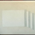 1972, 1996, 57×81,5 cm, akryl, tužka, plátno, Korelace prostoru, sig. 