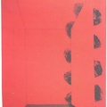 1973, 108,5×72,5 cm, plátno, akryl, razítko, Stopy v prostoru II, sig., Česká pojišťovna