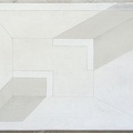 1972, 1996, 35×47 cm , plátno, akryl, tužka, Korelace prostoru, sig., sbírka J.Valocha NG Praha, O 18265 (kopie)