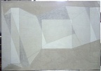 1976-78, 57×81 cm, plátno, tužka, akryl, Bydliště, sig., soukr. sb. 89