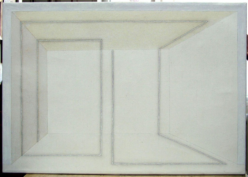 1996, 57×81 cm, plátno, tužka, akryl, sig.