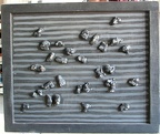 1992, 53,5×64,5 cm, sololit, kameny, akryl, sig.