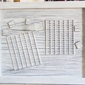 1992, 53,5×64,5 cm, sololit, umělá hmota, plexisklo, akryl, tužka, sig.