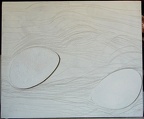 1993, 2005, 53,5×64,5 cm, sololit, sádra, razítko, akryl, tužka, sig.