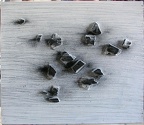 1993, 45,5×52,5 cm, sololit, uhlí, akryl, tužka, sig.