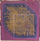 1973, 37,5×37,5 cm, akryl, plátno, sig., soukr. sb., 12