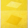 1974, 100×90 cm, plátno, akryl, tužka, Žlutý obraz, sig., soukr. sb. 157