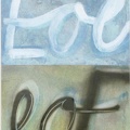 1988, 80×56 cm, akryl, lepenka, Samohlásky, sig., soukr. sb. 96