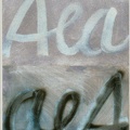 1988, 80×56 cm, akryl, lepenka, Samohlásky, sig., soukr. sb. 97