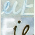 1988, 80×56 cm, akryl, lepenka, Samohlásky, sig., soukr. sb. 98