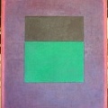 1974, 100×90 cm, akryl, plátno, Čtverec fialová, sig., soukr. sb.