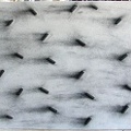 1993, 45×52,5 cm, sololit, uhly, akryl, Body diagonálně, sig.