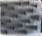 1993, 45×52,5 cm, sololit, uhly, akryl, Černá vertikála, sig.