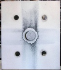 1993, 51,5×45 cm, sololit, pastel, zrcátka, akryl, sig.