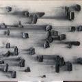 1993, 53,5×64,5 cm, sololit, uhlí, akryl, sig., soukr. sb. 49