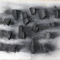 1993, 53,5×64,5 cm, sololit, uhlí, akryl, sig.