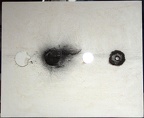 1995, 53,5×63,5 cm, sololit, akryl, zrcátko, ferit, kov, sig.