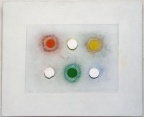 1997, 2005, 53,5×64,5 cm, sololit, pastely, akryl, tužka, sig.
