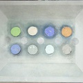 1998, 53,5×64,5 cm, sololit, pastely, akryl, tužka, sig.