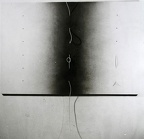 1971, plátno, perforace, PVC šňůra, sprej (nezvěstné)