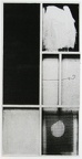 1966-68, 190×88 cm, asambláž, akronex, sololit, Rám III, autorem zničeno