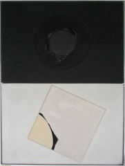 1968-70, 148×109 cm, plátno, akryl, papír, sig., soukr. sb. 28
