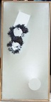 1972, 49,5×24,5 cm, dřevo, umělohmotná fólie, ferit, kov. piliny, sig., 1, GMU Roudnice nad Labem 